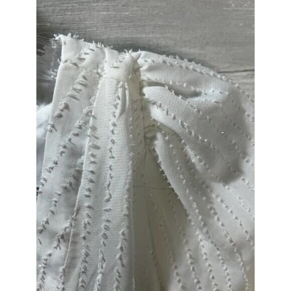 Michael Kors Puff Sleeve‎ Mini Dress White Small - Picture 6 of 7